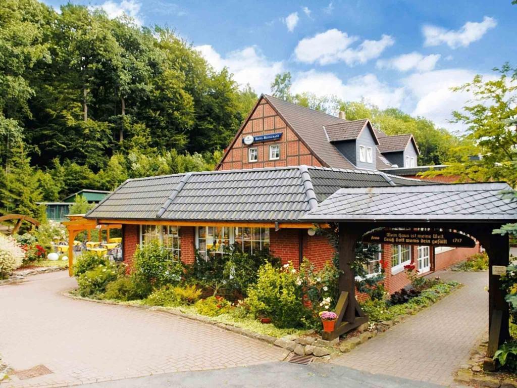 Hotel Weinschanke Rohdental Hessisch Oldendorf エクステリア 写真